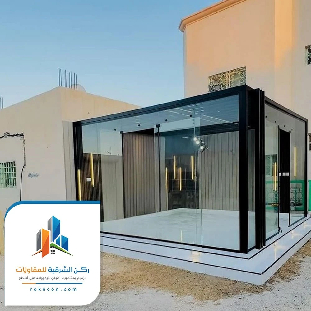 تركيب غرف زجاجية خارجية