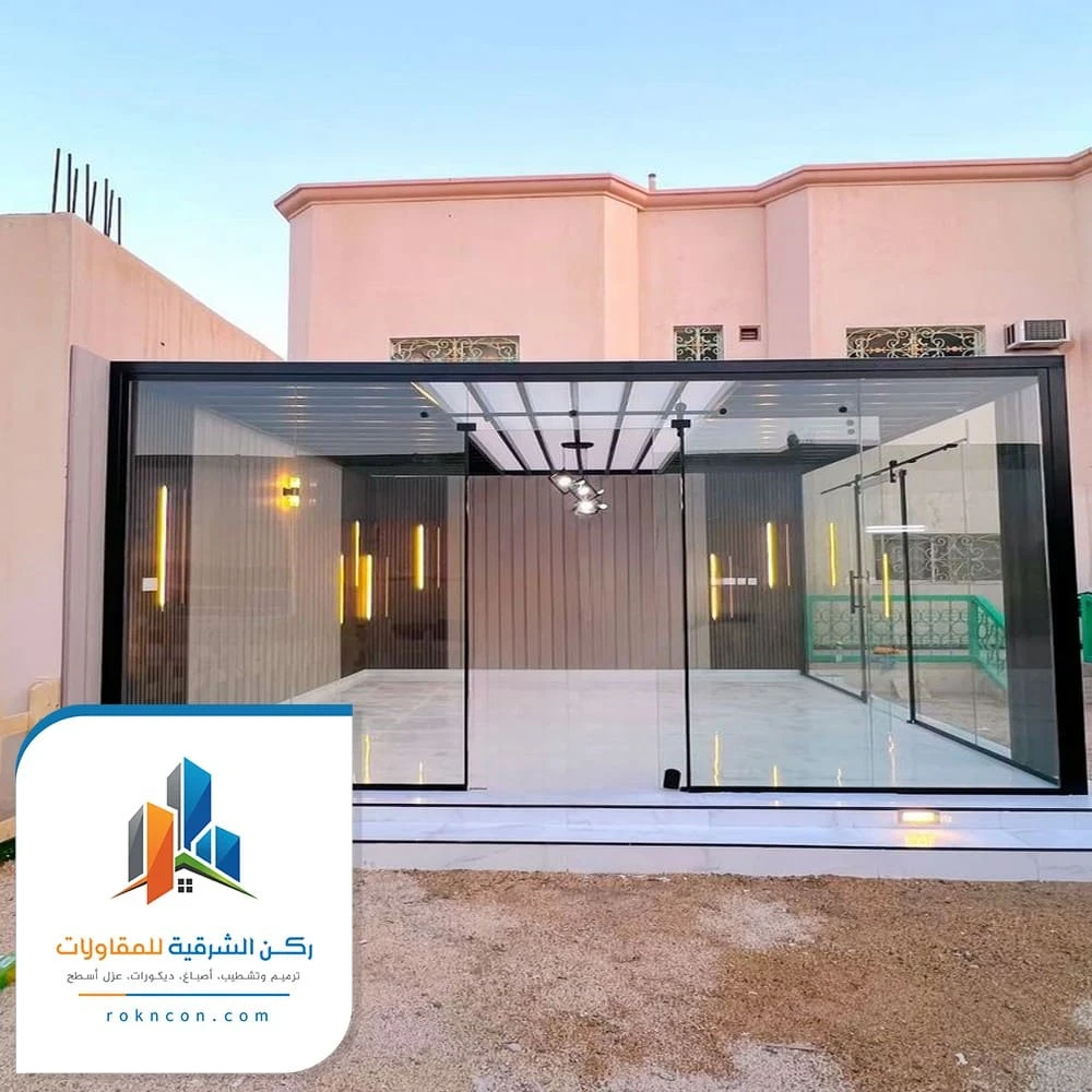 بناء غرف زجاجيه للحدائق الشرقية الخبر
