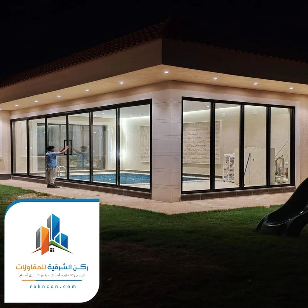 غرف زجاجية للسطح الجبيل