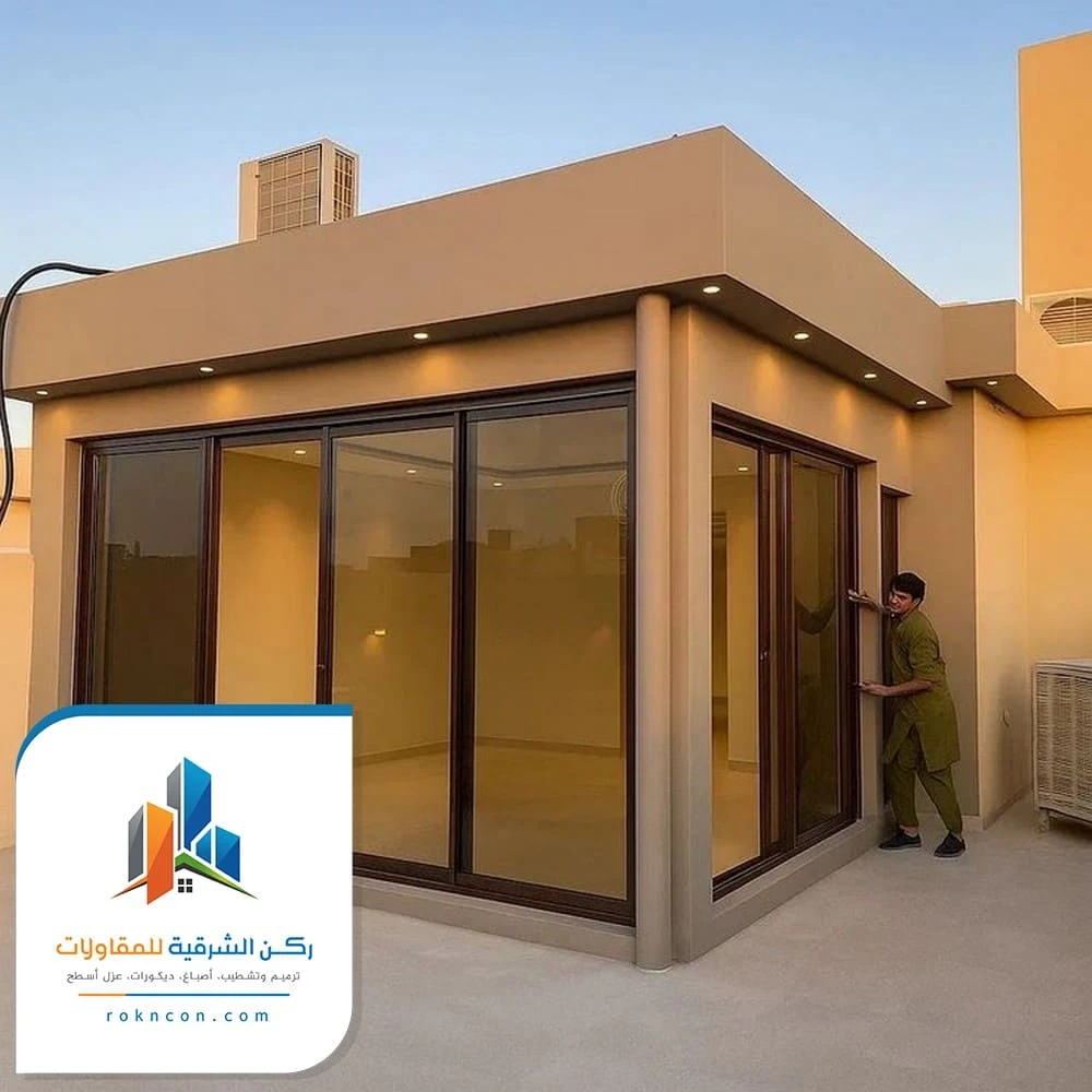 بناء غرف زجاجيه للحدائق الشرقية الخبر