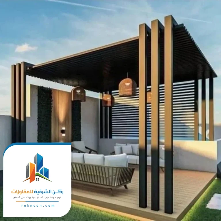 برجولات خشبية للحدائق في الشرقية