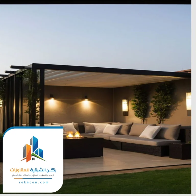 برجولات خشبية للحدائق في الشرقية