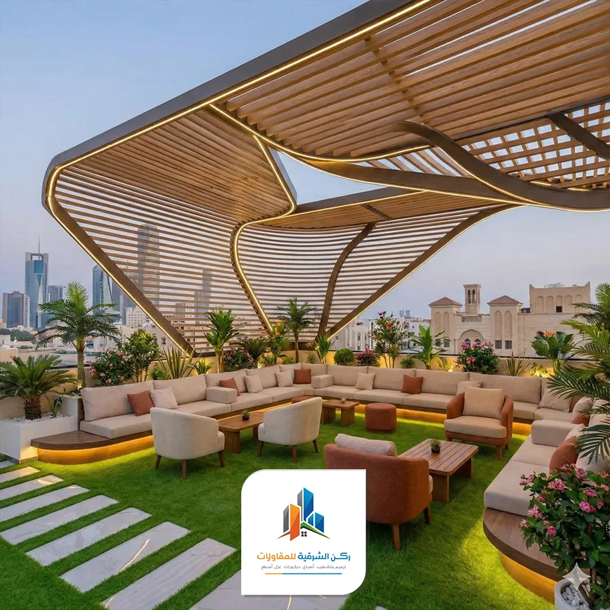 اشكال مظلات الحدائق 2026 الشرقية