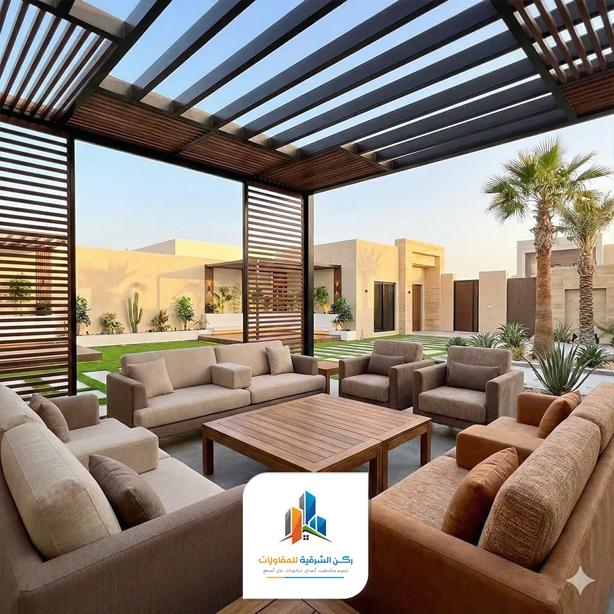 تركيب جلسات خارجية بالحوش