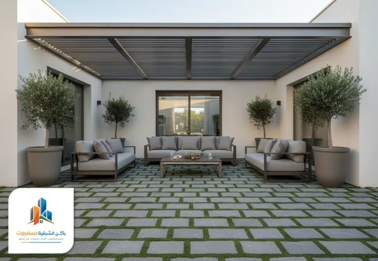 تصميم برجولات مظلات جلسات