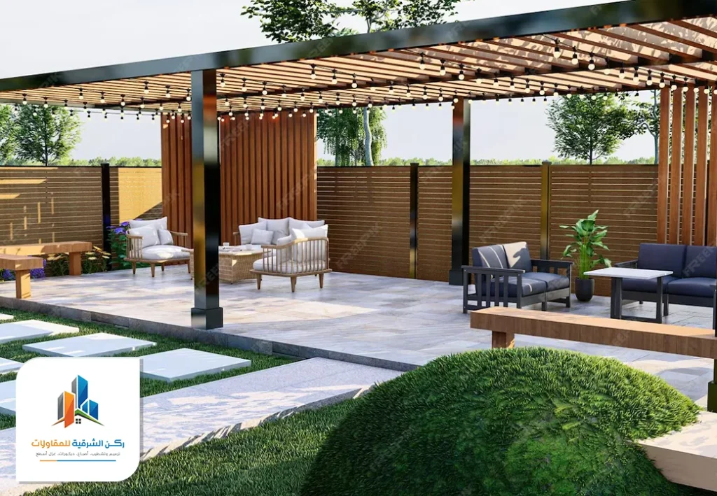 تفصيل مظلات حدائق وعشب صناعي الشرقية