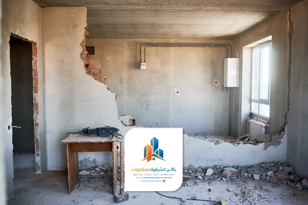 كم تكلفة تكسير جدار