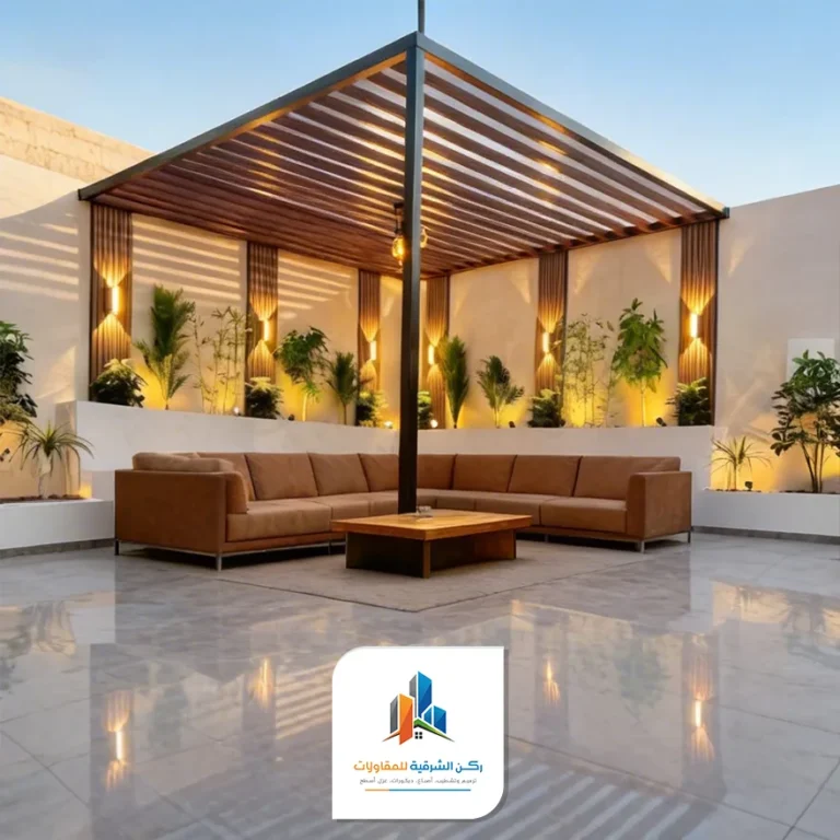 ورشة تفصيل مظلات حدائق العزيزية