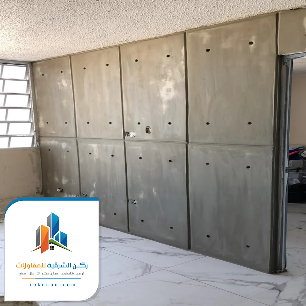تركيب اسمنت بورد صفوى